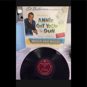 Ed Sullivan presents songs and music of Annie get your gun LP original 1959